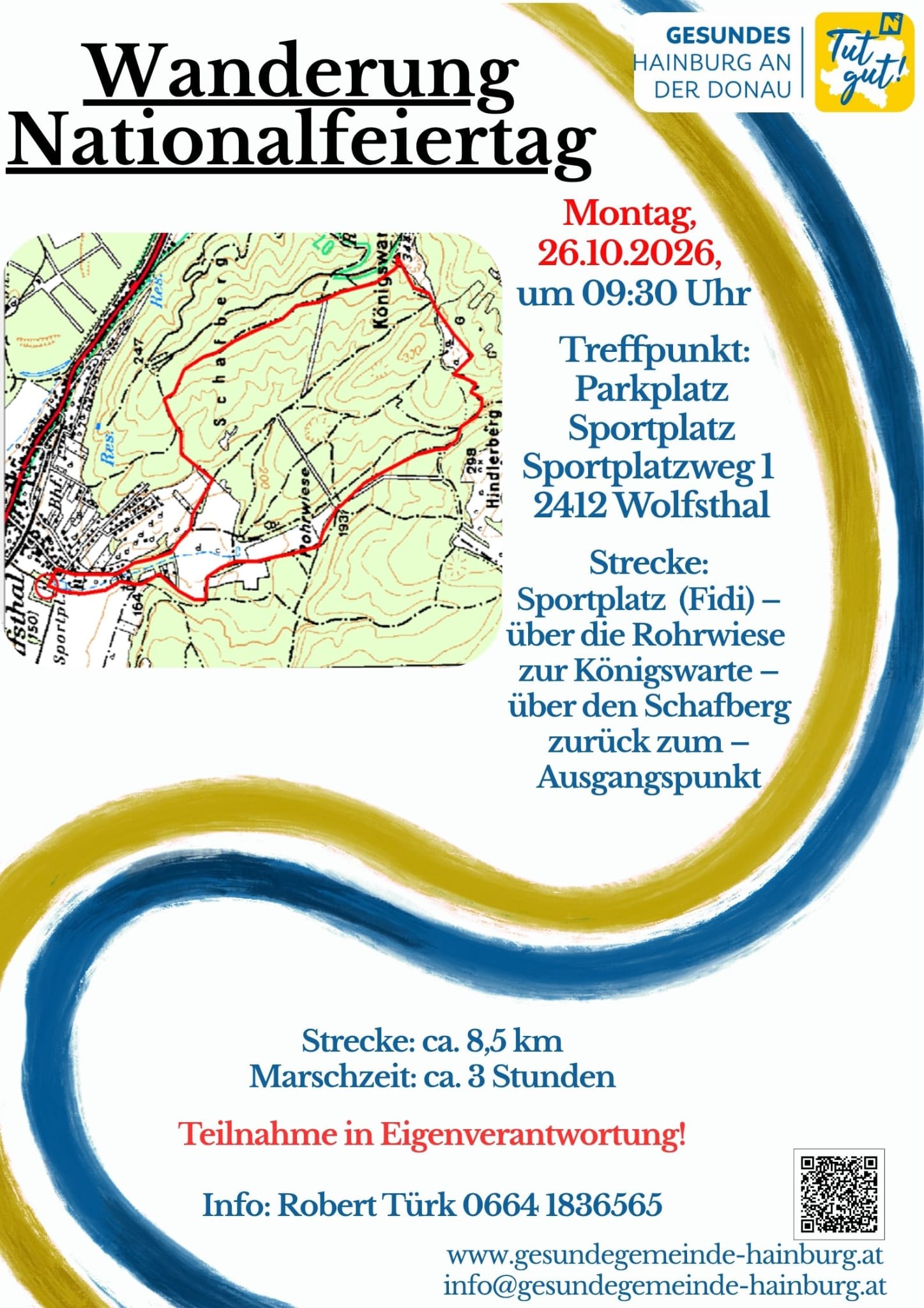 Wanderung  Oktober Nationalfeiertag